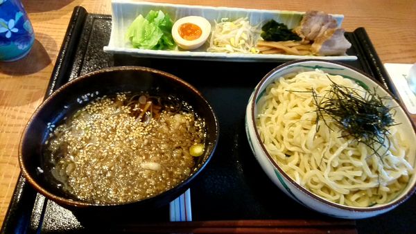 「和風つけ麺　1,200円」@お料理 わ可ばの写真