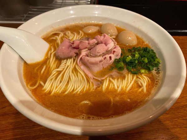 「海老三種の合わせ蕎麦」@麺処 にぼし香 横浜店の写真