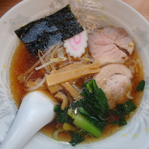 「手打ちらぁめん680円」@たちばな家の写真