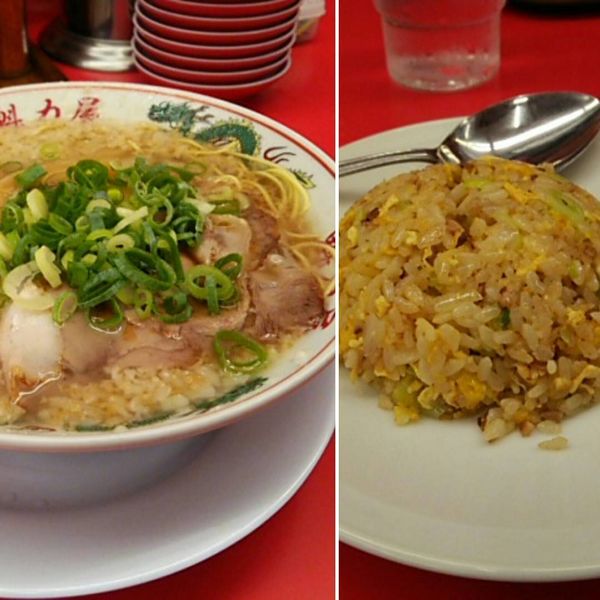 「【特性醤油＋焼めし(小)】」@ラーメン魁力屋 五反田店の写真