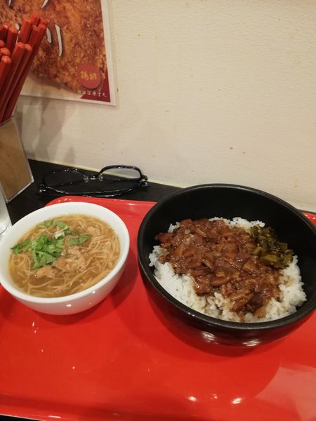 「魯肉飯セット　970円」@台湾麺線の写真