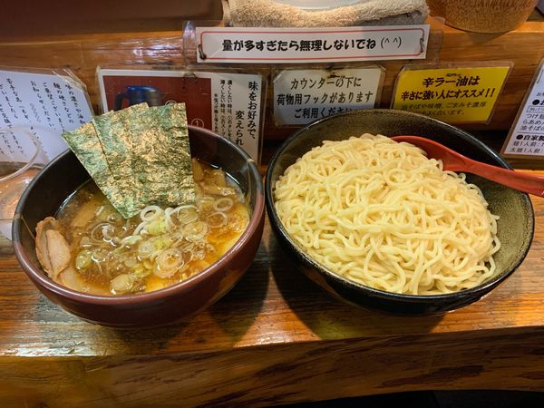 「つけ麺　全部のせ」@つけ麺・らあめん 竹屋の写真