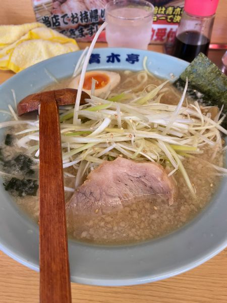 「ネギラーメン（醤油・小）」@ラーメン青木亭 戸田店の写真