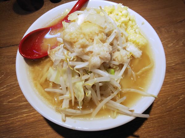 「ラーメン　ニンニクアブラ　780円」@麺屋 浜一の写真