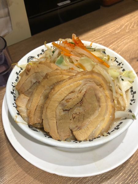 「野郎野菜ラーメン1130円」@野郎ラーメン 新橋駅前店の写真