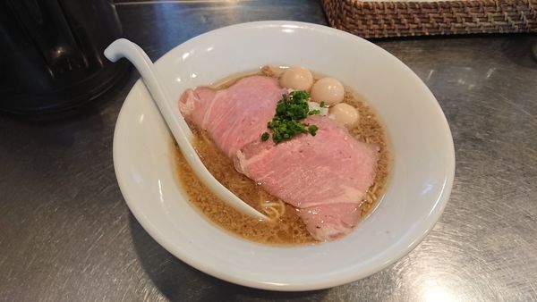 「モロ帆立の魚介豚骨さんじ玉SP(柚子胡椒バターぽん酢)」@さんじの写真