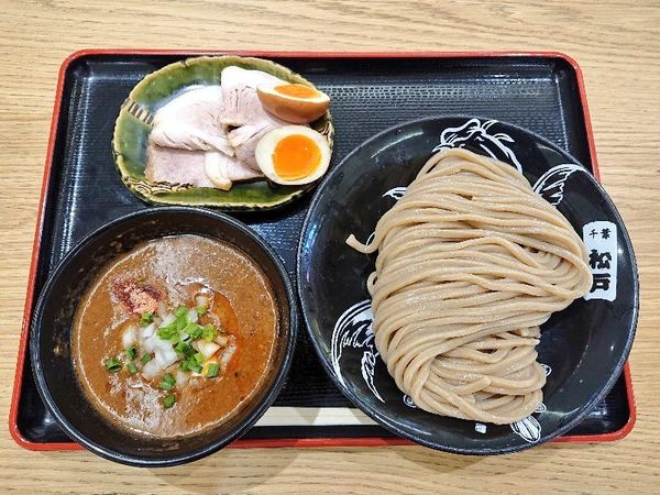 「甘エビ特製全部のせつけ麺」@松戸富田麺桜の写真