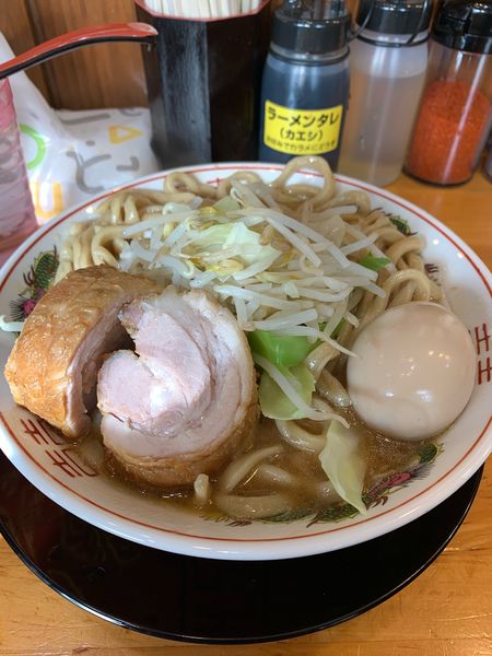 「小　味玉」@らーめんぶっ豚 八王子店の写真