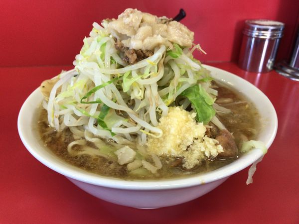 「小ラーメン（ヤサイ、脂、ニンニク少な目）」@ラーメン二郎 茨城守谷店の写真