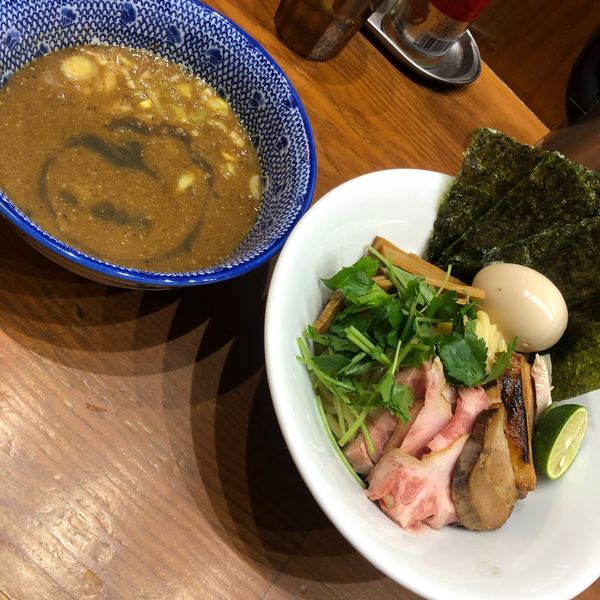 「特製煮干つけ麺」@麺や百日紅の写真