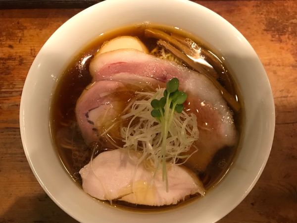 「味玉中華そば」@中華そば しば田の写真