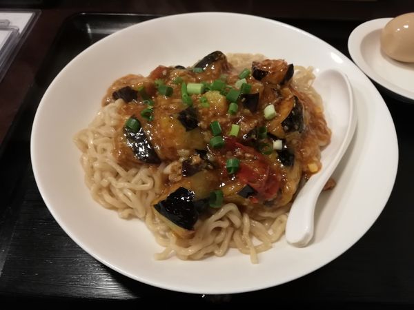 「麻婆茄子和え麺」@松戸香房の写真
