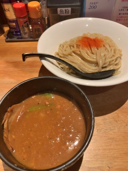 「辛つけ麺」@つけ麺 R&Bの写真
