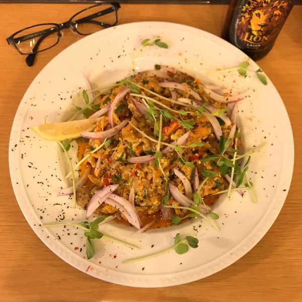 「Cheese Kottu Roti」@KING LION スリランカレストラン＆バーの写真
