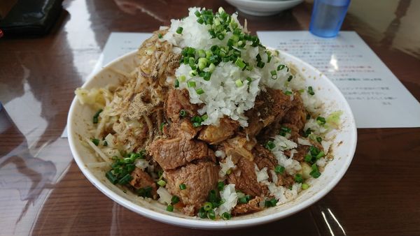 「ニボまぜそば 各種」@ラーメン富次郎 見和店の写真