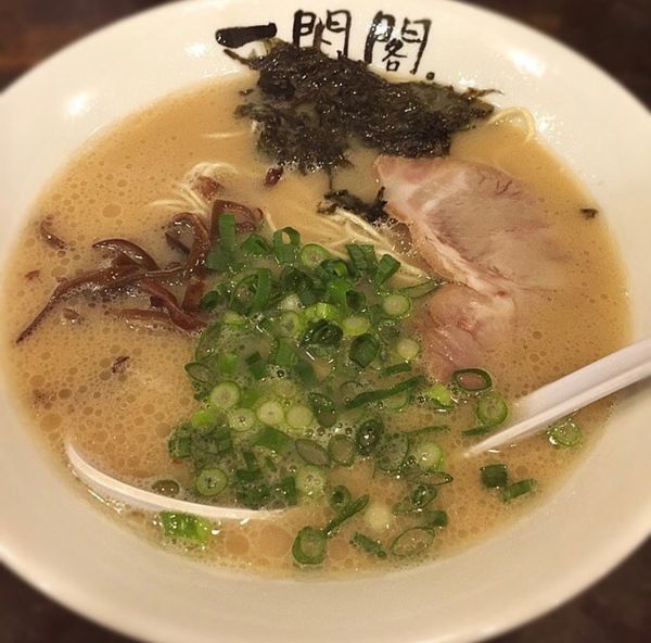 「長浜ラーメン」@一閃閣の写真