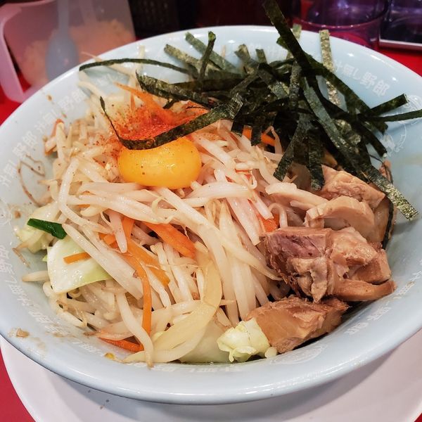 「汁なし野郎 並 (¥830)」@野郎ラーメン 海浜幕張店の写真