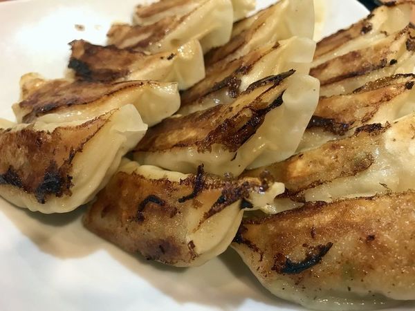 「薄皮ぎょうざ15個定食」@長崎ちゃんぽん リンガーハット 品川シーサイドフォレスト店の写真