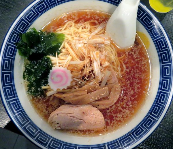 「【16周年限定スープ】千住ネギ+叉焼1枚(850円)」@東京ラーメン ラ・ヌイユ(La Nouille)の写真