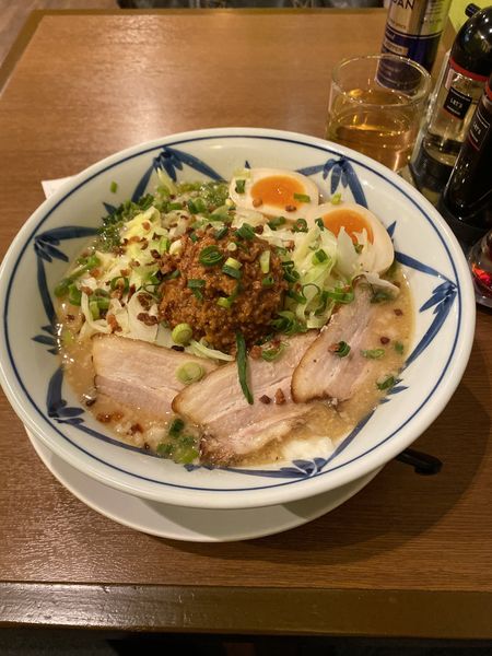 「旨辛肉味噌ラーメン」@鹿児島ラーメン専門店ザボン 立川店の写真