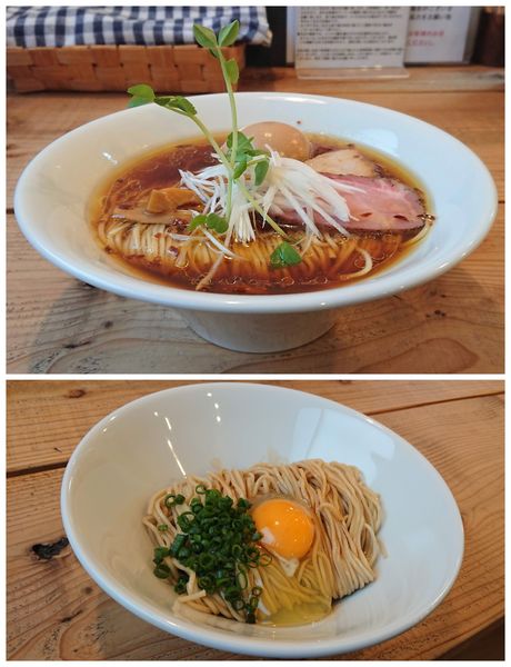「Kiri_Soba流山本みりん醤油＋味玉＋和え玉(釜玉)」@The Noodles & Saloon Kiriyaの写真