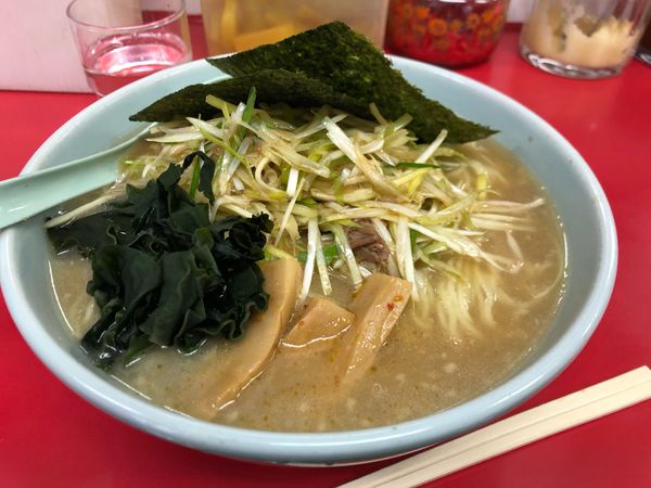 「ネギラーメン中盛り」@ラーメンショップ 卒島店の写真