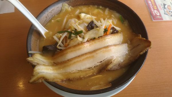 「味噌野菜タンメンプレミアム 840円」@幸楽苑 競馬場前店の写真