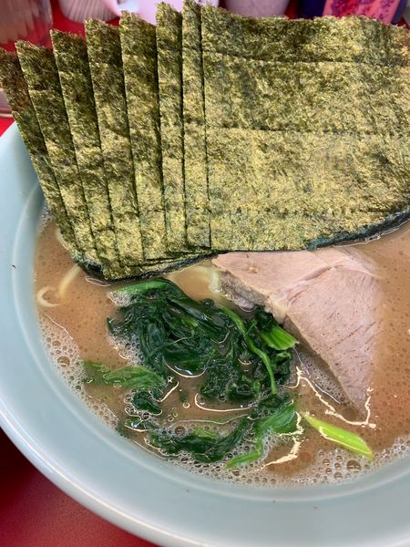 「ラーメンのり増し」@横浜ラーメン武蔵家 薬園台店の写真