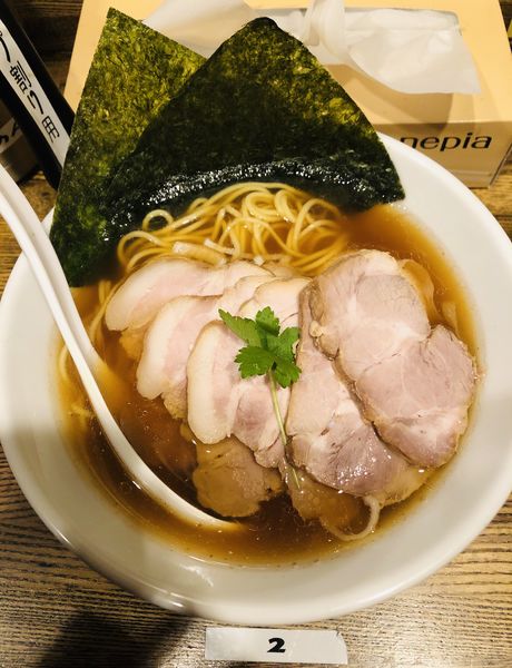 「特製平子煮干そば 1000円」@新橋 纏の写真