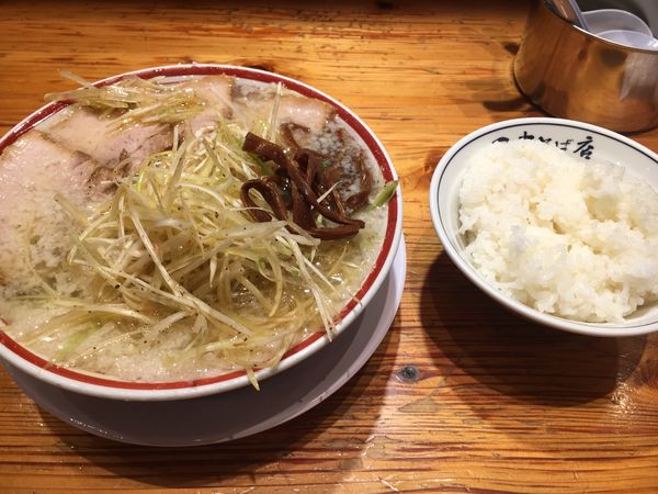 「ねぎそば　ライス」@田中そば店 秋葉原店の写真