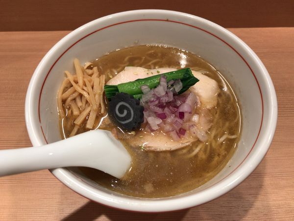 「のどぐろそば」@らぁ麺 くろ渦の写真