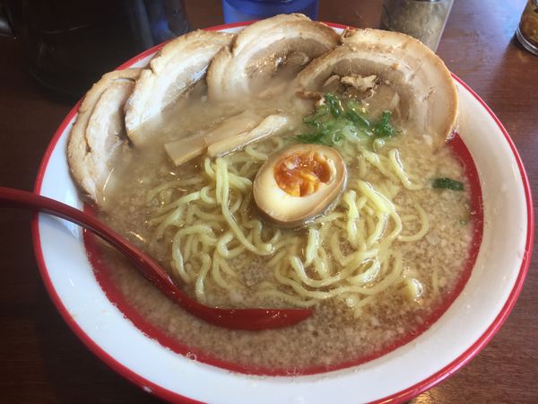 「チャーシュー麺　大盛」@ラーメンのまめぞう 越谷レイクタウン店の写真