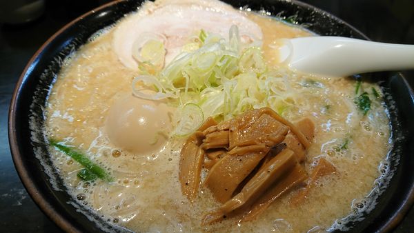 「味噌ラーメン（＋味玉）」@旨みこってりらーめん 鐵 TETSU 蘇我本店の写真