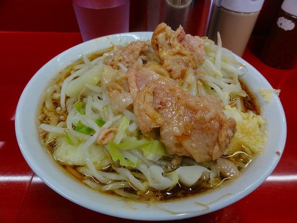「ラーメン700円　ニンニク脂」@ラーメン二郎 越谷店の写真