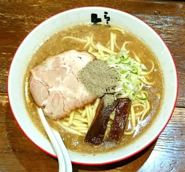 「トンコツ煮干らーめん極太【限定】」@らーめん よし丸の写真