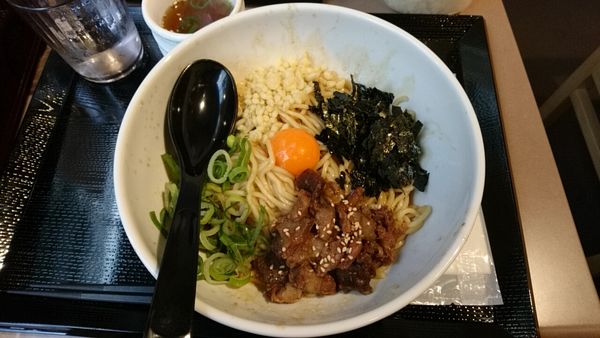 「ぼっかけまぜそば_880円」@神戸灘八 赤坂店の写真