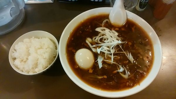 「焼き煮干出汁のフカヒレとろみソバ(2,500円)」@鶏こく中華 すず喜の写真