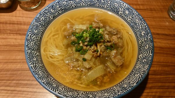 「鶏豚の山椒塩そば」@ラーメン燈郎の写真