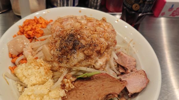 「油そば」@ジロリアン 浮間店の写真