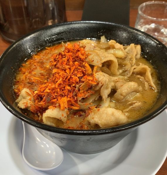 「ぶたみそラーメン やみつきスパイス」@ラーメンばんだいの写真