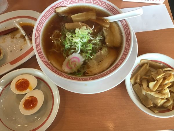 「中華そば440円(イベント10円)メンマ110円玉子110円」@幸楽苑 若柴店の写真