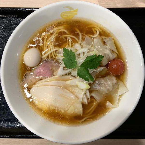 「わんたんそば しょうゆ (890円)」@中華そば 月光軒の写真