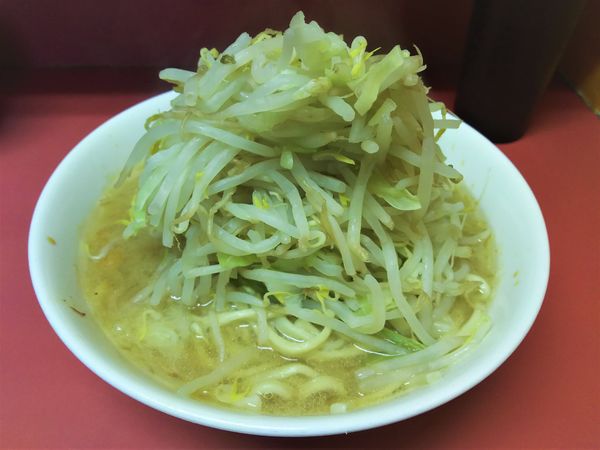 「少なめ（ヤサイニンニク）￥680」@ラーメン二郎 ひばりヶ丘駅前店の写真