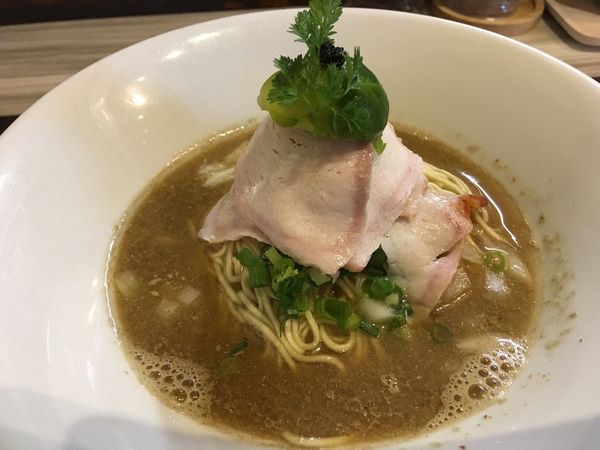 「烏賊肝と烏賊煮干」@つくばらーめん 鬼者語 -オニモノガタリ-の写真