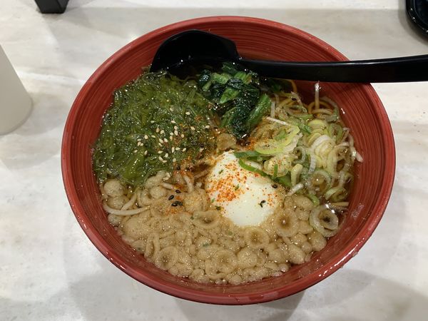 「三陸産めかぶそば 540円」@箱根そば 本陣の写真