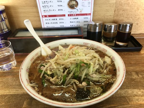 「からしタンメン(850¥)」@白河手打ラーメン かづ枝の写真