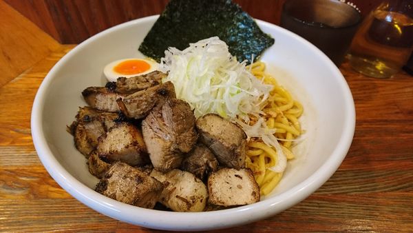 「【夜】汁無し(醤油)」@らーめん 破顔の写真