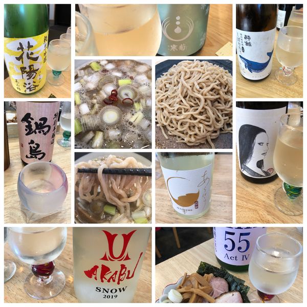 「特製つけそば 1190円 日本酒 いろいろ」@中華そば専門 とんちぼの写真