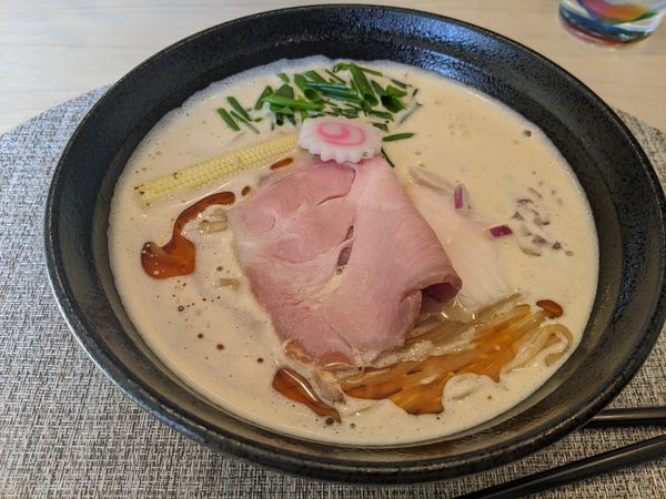 「濃厚えびそば　950円+大盛り100円」@えびそば 緋彩の写真