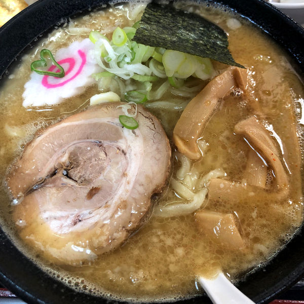 「こってり醤油ラーメン　背脂まし　700円」@佐野青竹手打ちラーメン いしかりの写真
